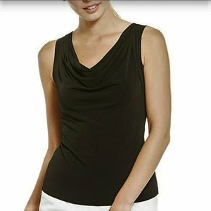 Calvin Klein Black Tank Sleeveless Blouse